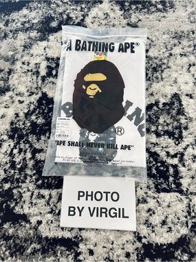 BAPE Space Camo College Tee Size Large 100% Authentic NWT